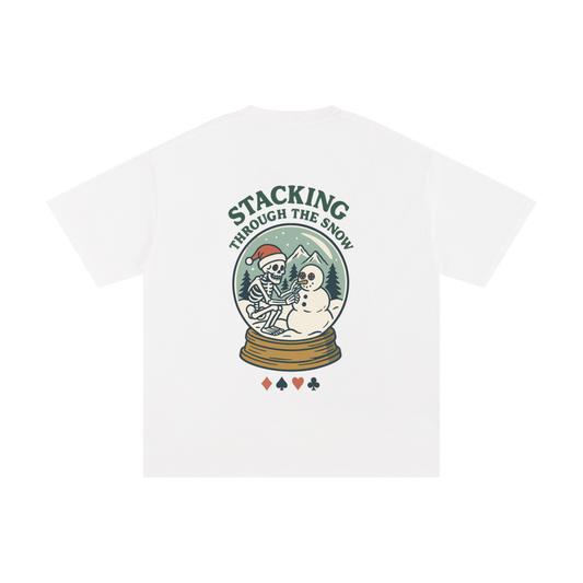 Stacking Through The Snow Tee