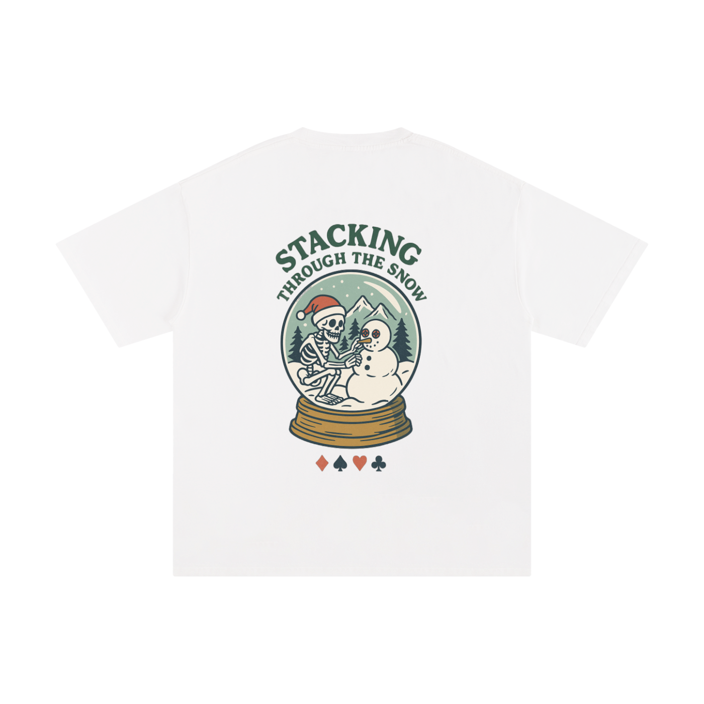 Stacking Through The Snow Tee
