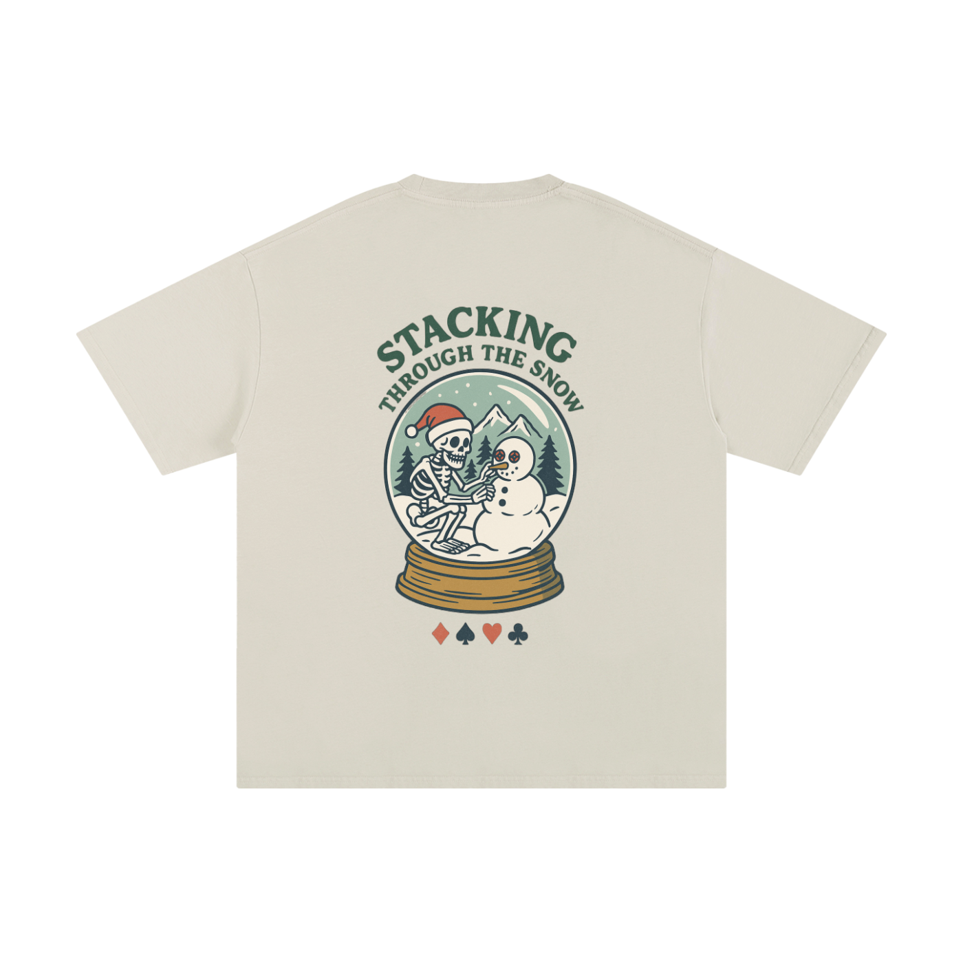 Stacking Through The Snow Tee