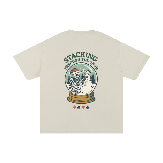 Stacking Through The Snow Tee